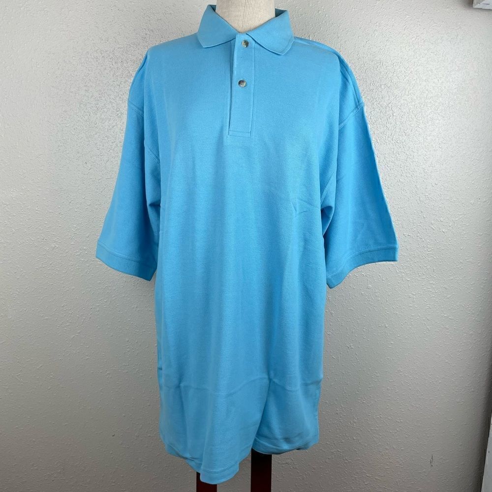NWOT Catalina Bay Blue Polo Shirt Size XL
